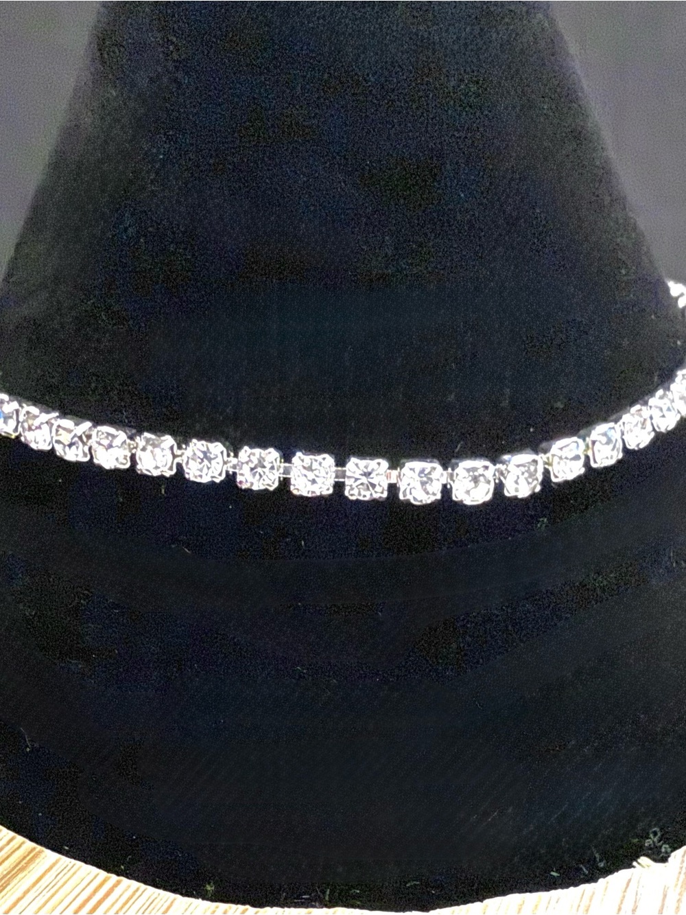 925 Sterling Silver CZ Tennis Bracelet Clear Rhinestone Line Bracelet 7"